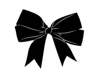 Bow Silhouette Vector Cut File (svg, png, jpg, pdf, eps, dxf) (Instant Download)