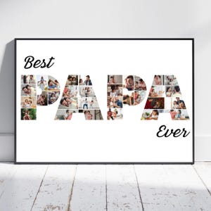 Custom PAPA Template | Personalized Artwork for Father&#39;s Day | Special Birthday Present | Special Occasion Decor