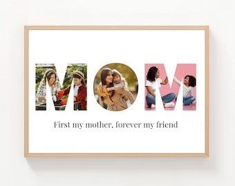 Personalized Mom Art Print: Custom Birthday Gift, Unique Keepsake (Digital Download)