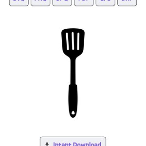 Spatula SVG, Spatula SVG file, Spatula Clipart, Spatula Files for Cricut, Spatula Cut Files For Silhouette, Spatula Vector, Dxf, Png, Eps