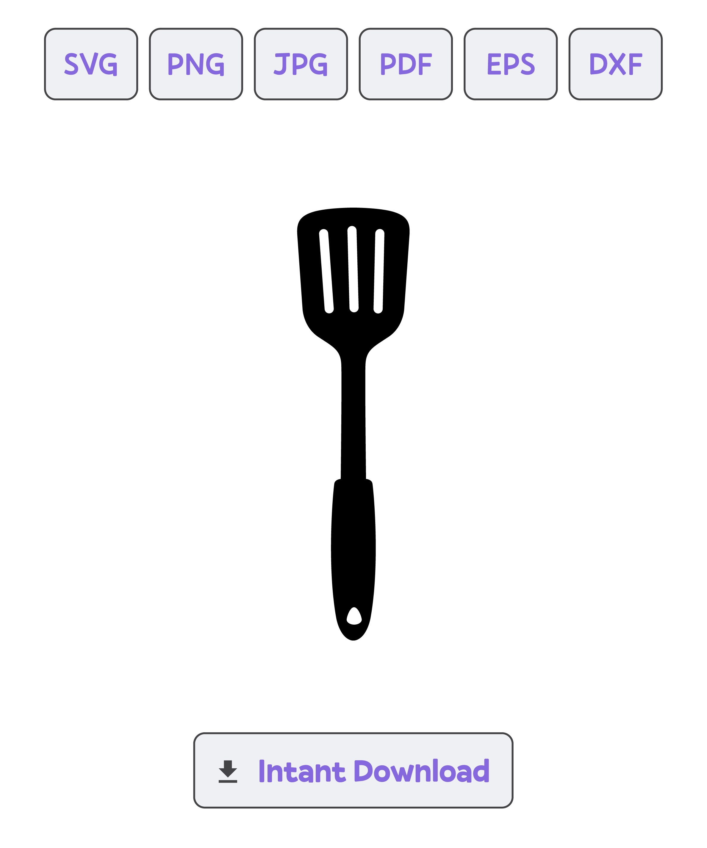 Spatula SVG, Spatula SVG Datei, Spatula Clipart, Spatula Files for