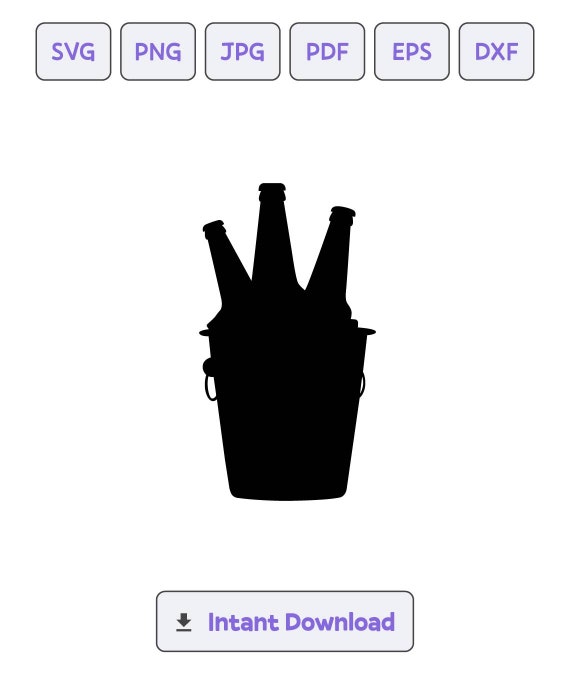 Beer Bucket / Svg / Png / Dxf / Cricut / Beer Bucket Etsy