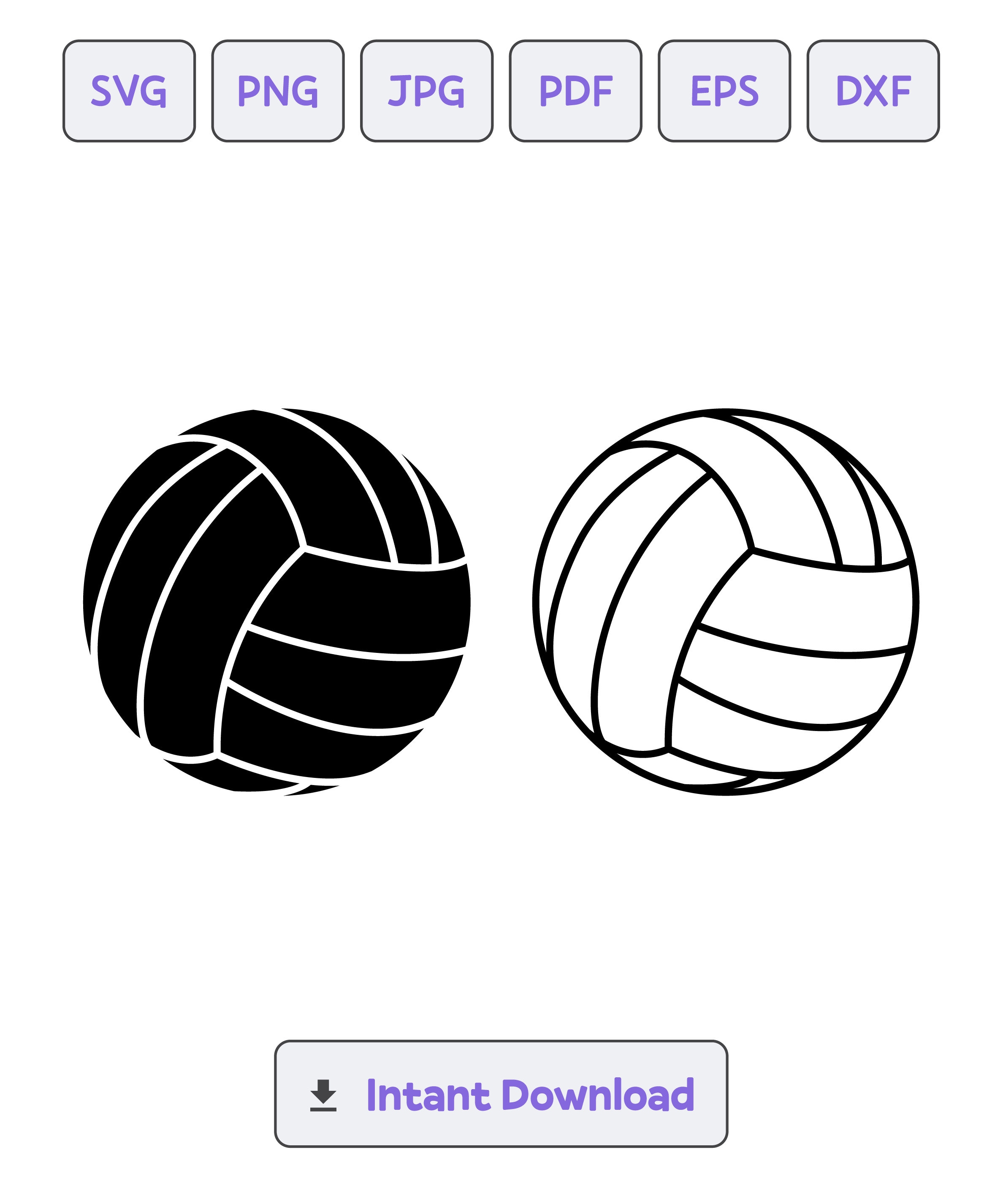 Volleyball Outline andfillSVG Dateien,VolleyballCut Dateien,Volleyball