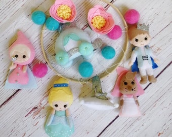 disney princess crib mobile