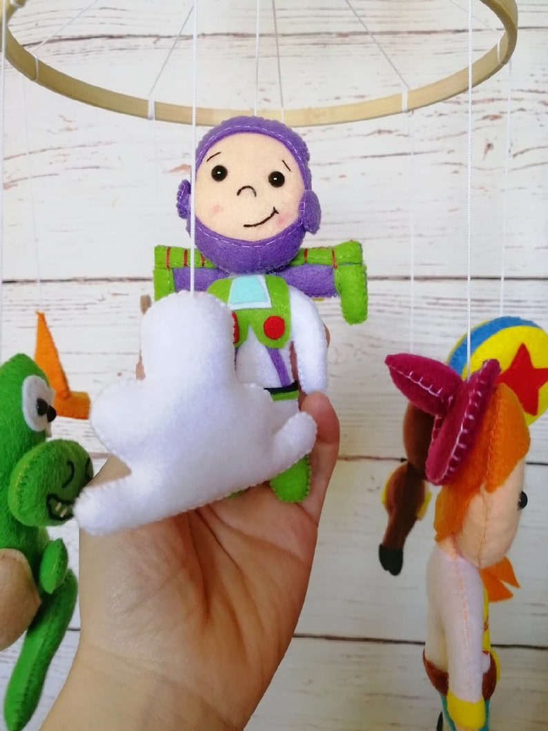 Toy Story Baby Crib Mobile Toy Story Personalized Bedding Etsy