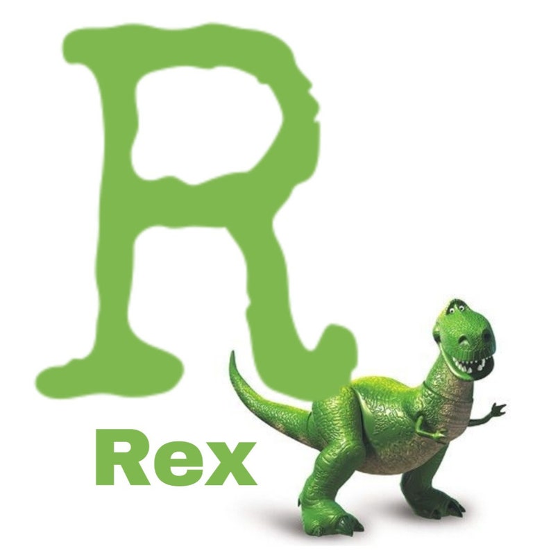 Toy Story Alphabet Print Digital Download Printable wall art Etsy