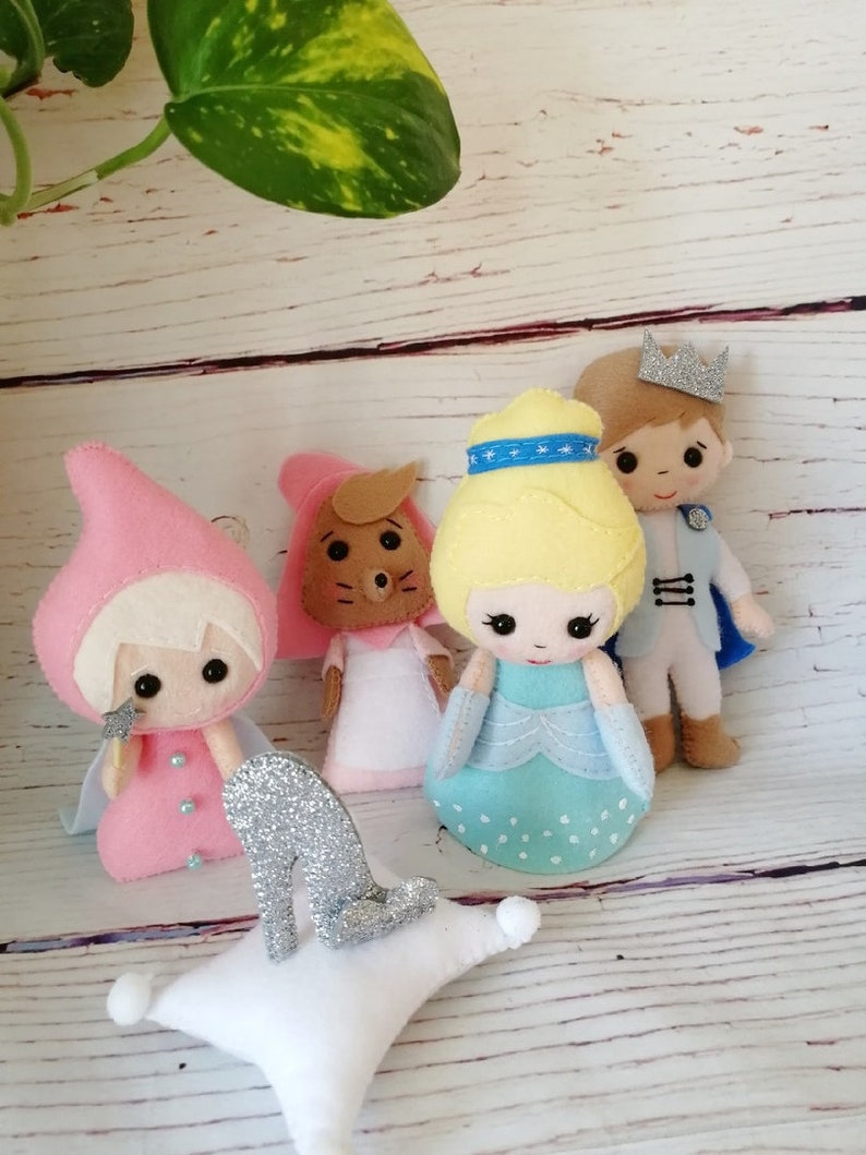 Cinderella Baby Mobile Felt mobile PrincessesGirl Nursery Etsy