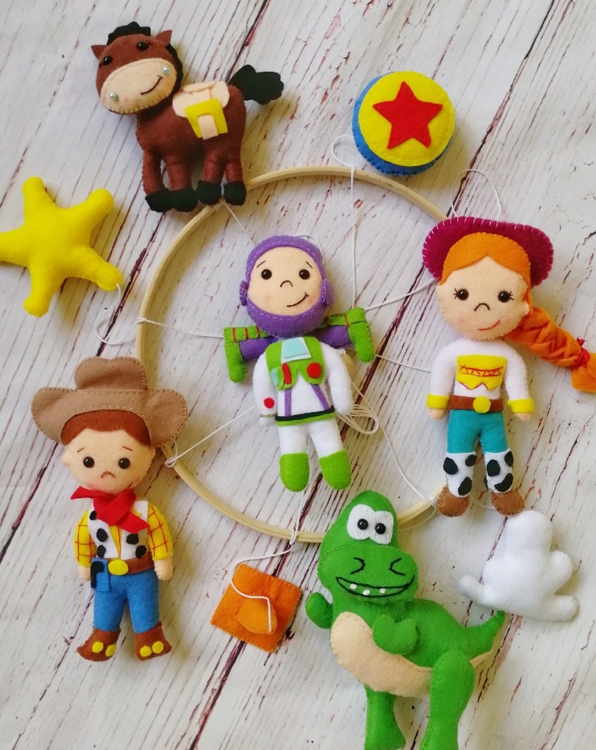 Toy Story Baby Crib Mobile Toy Story Personalized Bedding Etsy