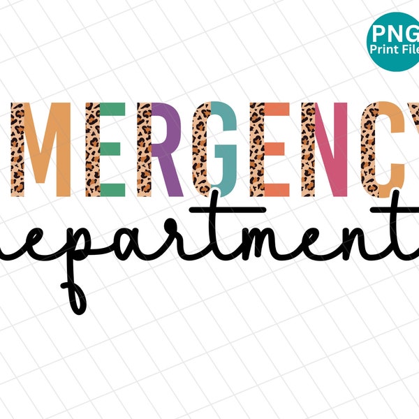 Emergency department leopard PNG, leopard ER nurse Sublimation Design, er nurse png tshirt designs, Emergency nurse PNG Digital Download