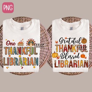 Librarian Grateful Thankful Blessed PNG, Librarian Thankful Pumpkin PNG, Librarian Leopard Blessed Sublimation Png, Thanksgiving Leopard PNG