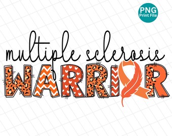 Esclerosis múltiple Guerrero garabato letra PNG, MS luchador conciencia Leopardo PNG, Sublimación de guepardo de esclerosis múltiple, Sra Cinta naranja PNG