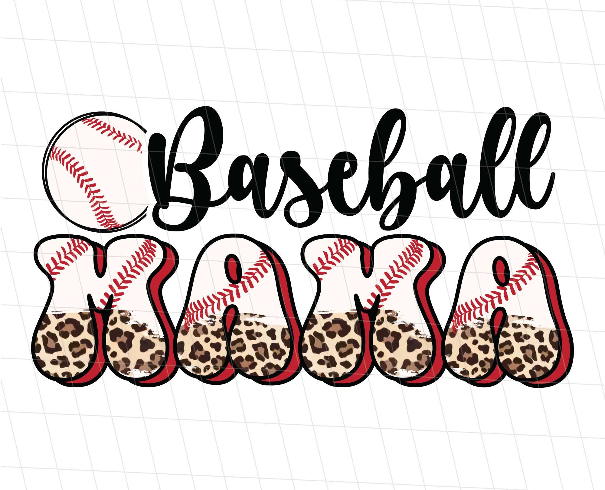 Baseball Mama Leopard Png Baseball Mom Leopard Sublimation Etsy