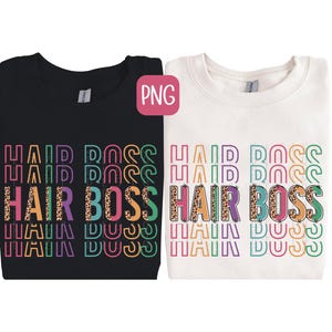 Hair Boss doodle letter PNG, Hair Boss Instant download, Hair Boss leopard sublimation, Hair Boss digital download, Hair Boss shirt png