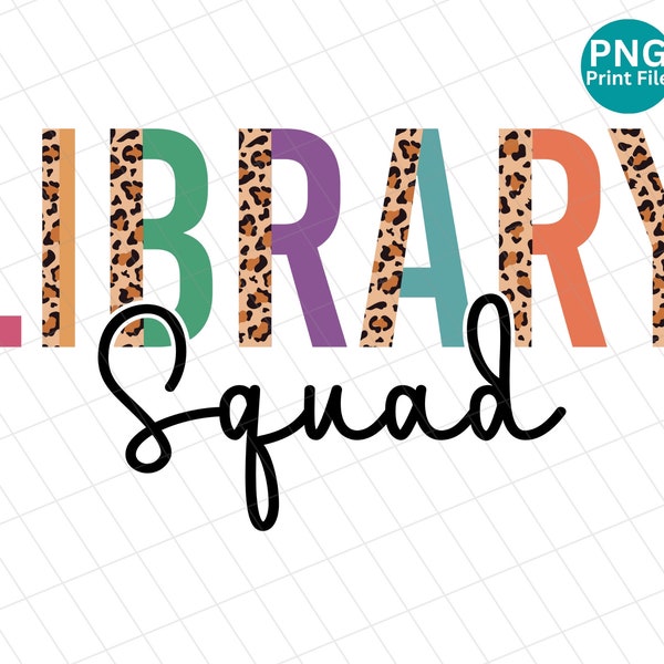 library squad leopard PNG, leopard librarian Sublimation Design, school librarian Design, library crew PNG Digital Download, PNG Print File