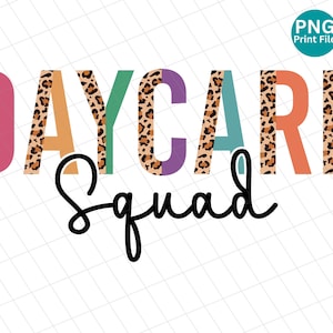Daycare Squad leopard PNG, Half leopard Daycare Sublimation Design, Daycare Design, Daycare teacher PNG Digital Download, PNG Print File