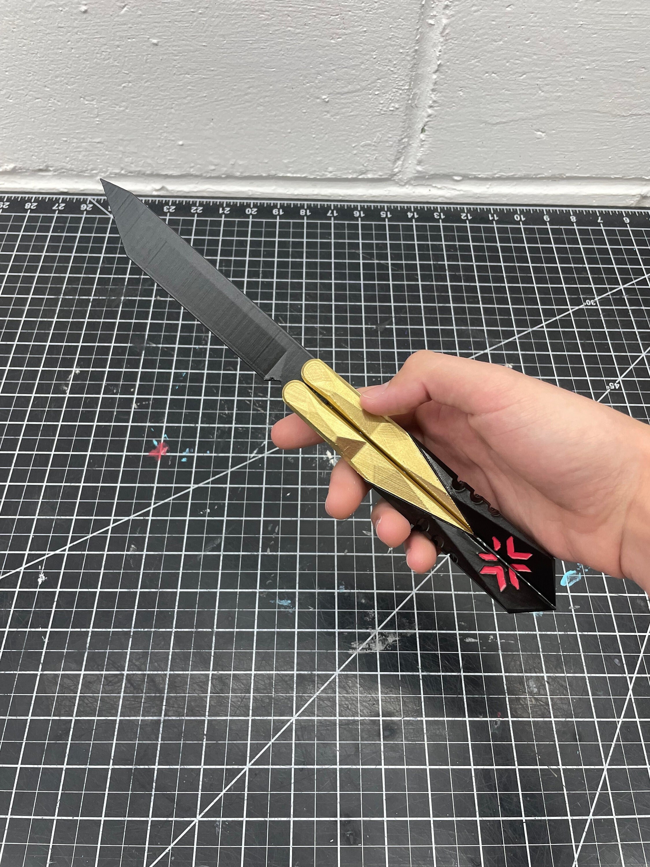 Movable Valorant Champions 2.0 / Butterfly Knife / HIGH DETAIL Etsy