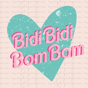 Bidi Bidi Bom Bom PNG | Selena PNG | Tejano PNG | Selena Sublimation | Instant Download
