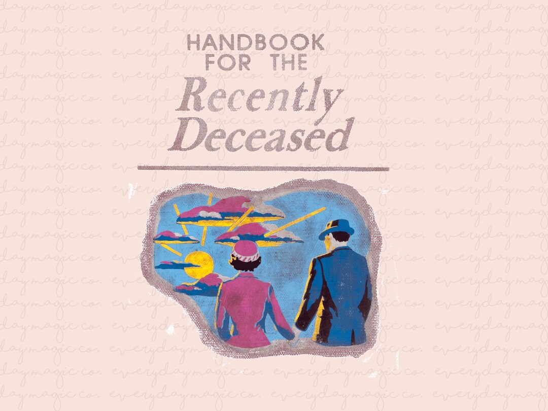 Handbook for the Recently Deceased PNG Beetlejuice PNG Sublimation PNG