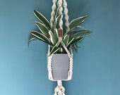 Macrame plant hanger. Indoor plant pot. Ceiling plant hanger. Plant accessories. Botanical style plant hanger. Indoor gardening. Plant pot.