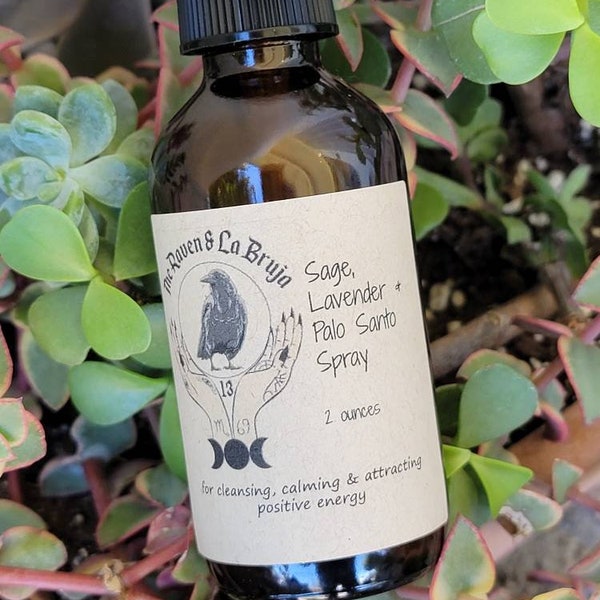 Weißer Salbei, Lavendel und Palo Santo Reinigungsspray (SLP SPRAY)