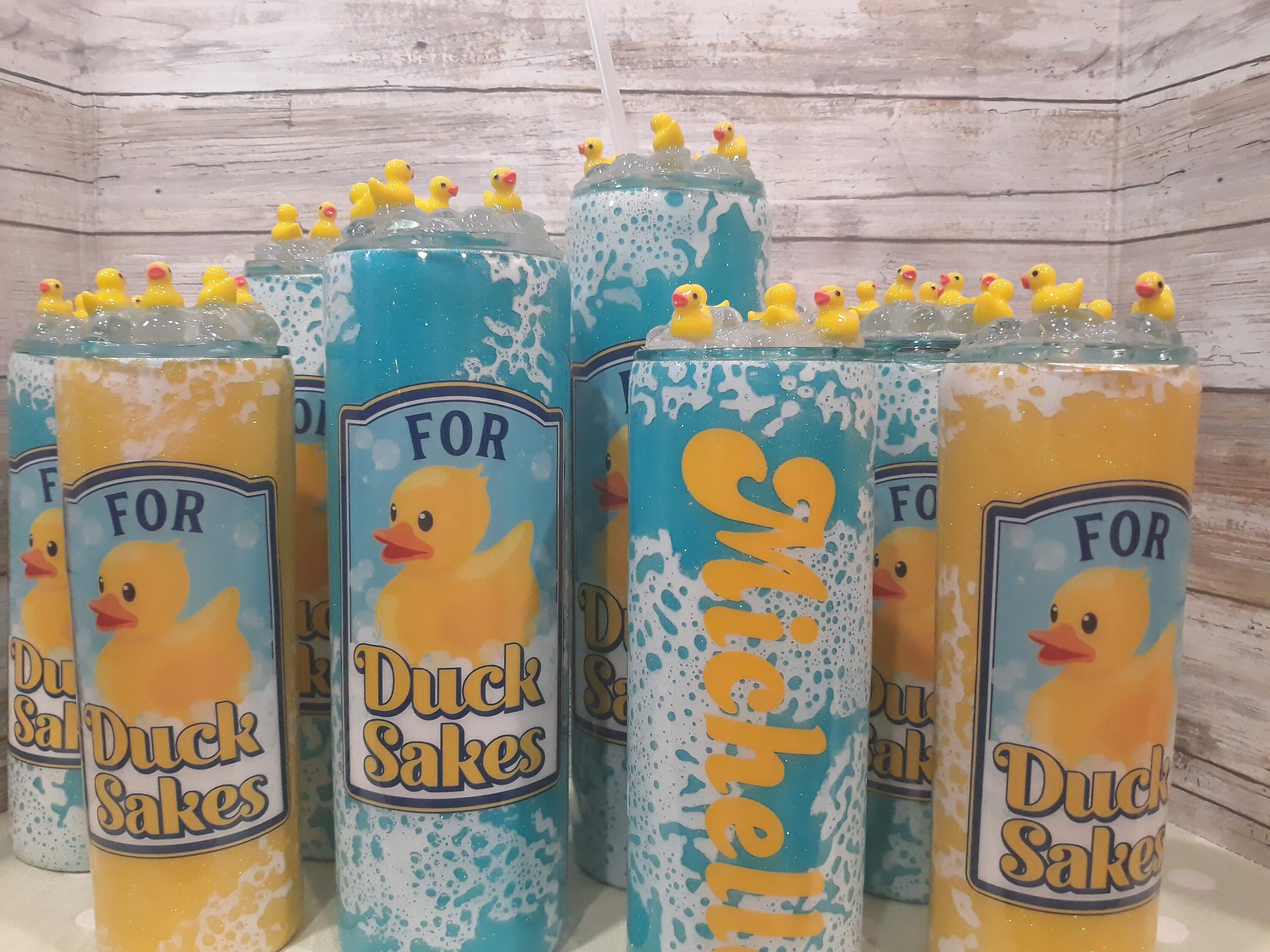 Duck Tumbler With 3D Bubble Topper | For Duck Sakes Tumbler | What The Duck  Tumbler | Duck Cup | Tumbler Topper | Rubber Ducky Tumbler