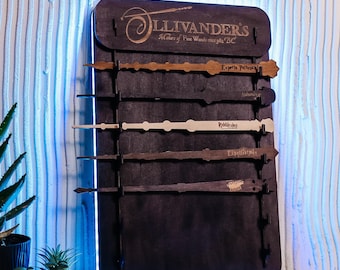 Wand Display Stand,Wizard wand holder,Personalized wand case or stand,Wand display case,Wand holder wall mount,Wand stand for wall,Wand rack