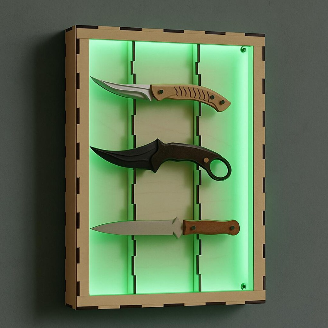 Knife Organizer, Pocket Knife Display Case, Knife Rack Holder, Knives ...