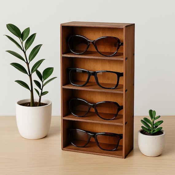 Sunglasses Rack,wooden Sunglasses Holder for Wall, Eyeglass