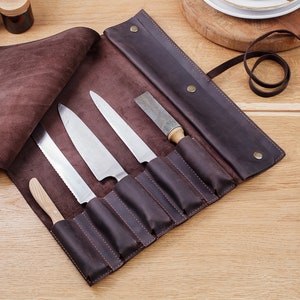 「かわいい～！」 Knife Bag Chef,chef Knife Roll,leather Knife Roll 男性用