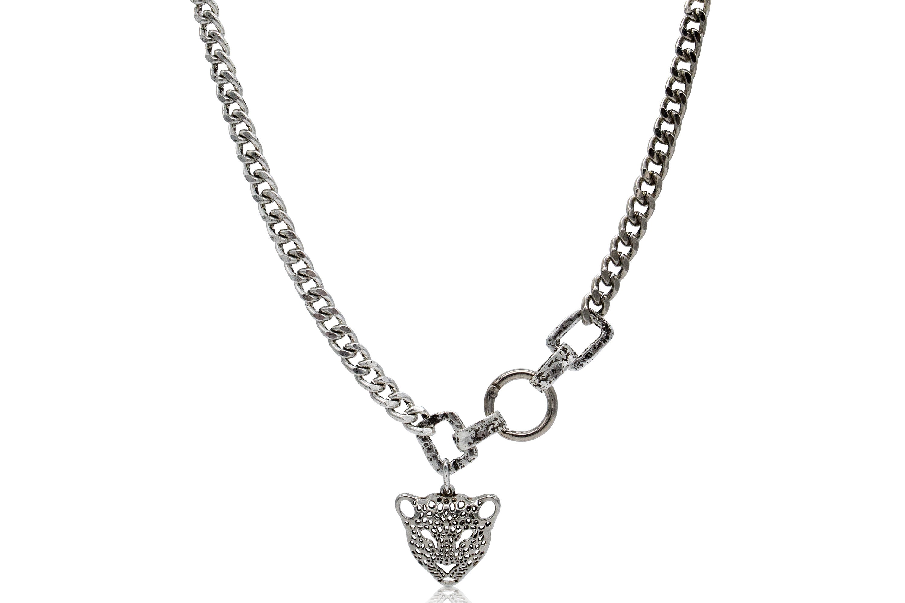 Cuban link chain and charm best sale