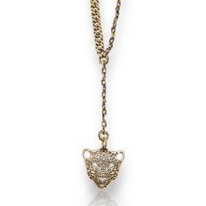 Gold Pendant Necklace, Charm Necklace, Gold Plated Necklace, Gold Filled Necklace, Chain Necklace, Cuban Link Chain, Handmade Jewelry