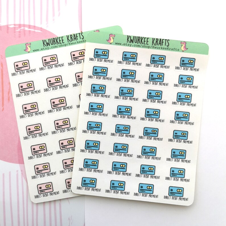 DIRECT DEBIT Payment Tracker Sticker Sheet Hand Drawn Etsy direct-debit-payment-tracker-sticker-sheet-hand-drawn-etsy