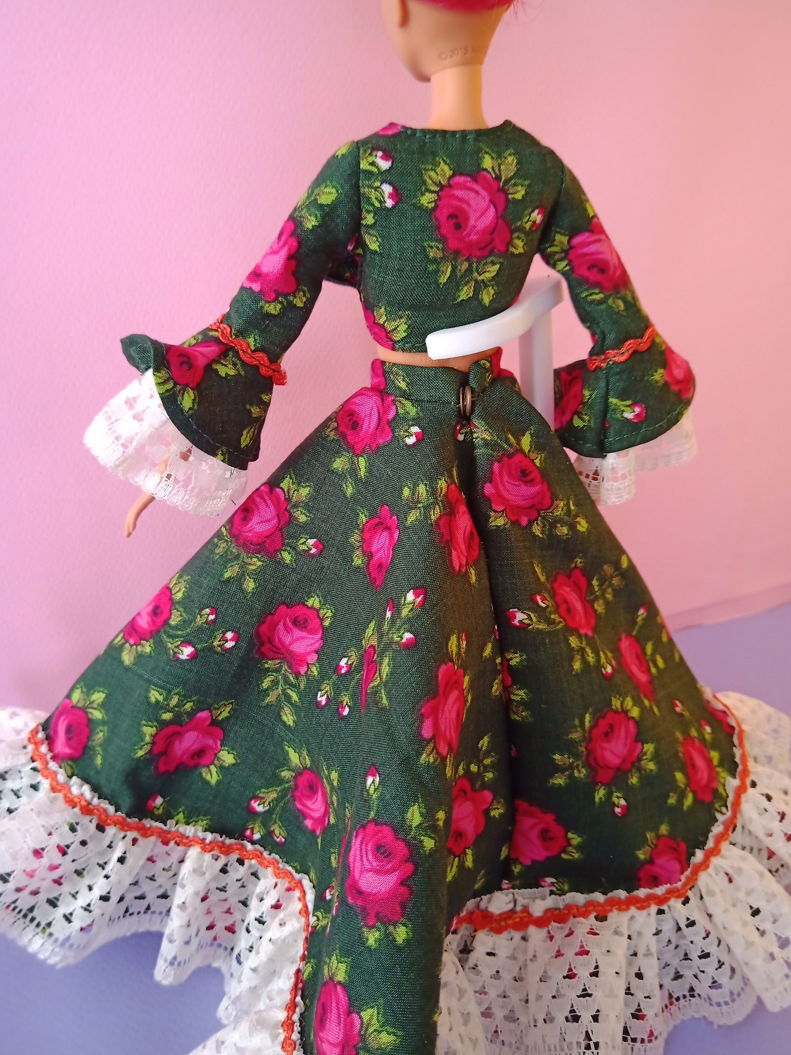 PDF Sewing Pattern Gypsy Costume for Made to Move Barbie Original