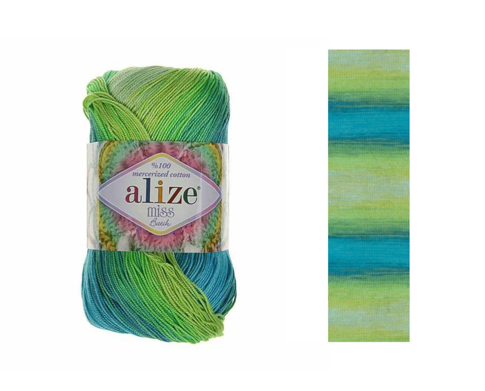 Пряжа Ализе Мисс Батик 2132 Купить