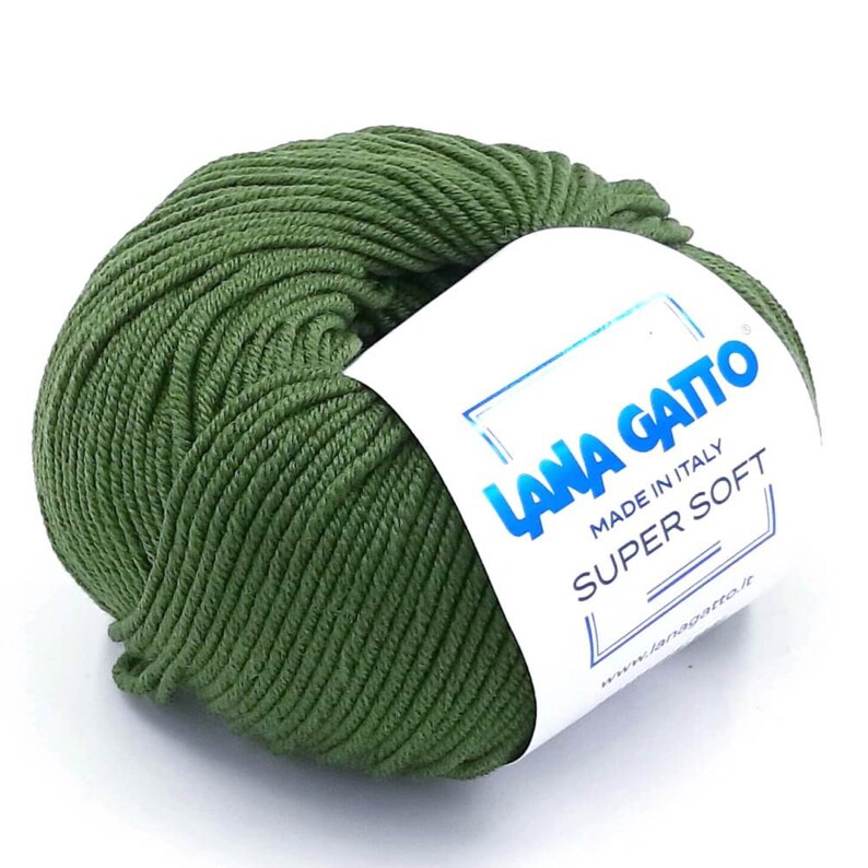 Pure Merino wool Yarn SUPER SOFT by Lana Gatto Italy. Etsy