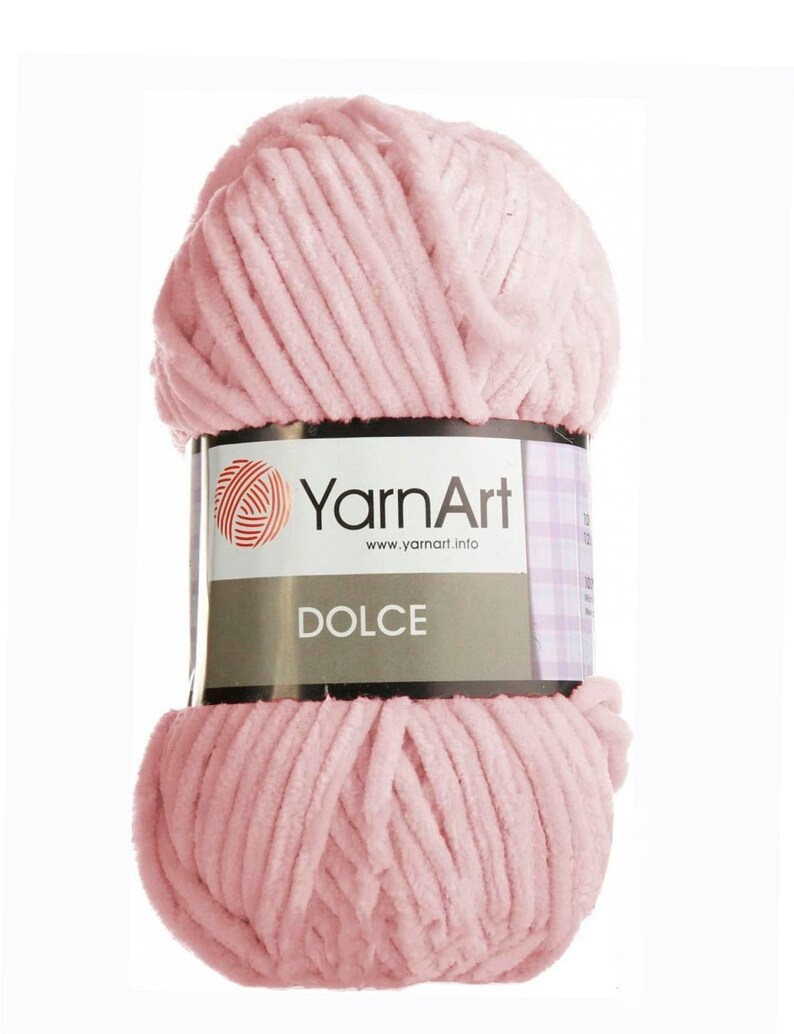 Plush amigurumi yarn Dolce YarnArt. Hypoallergenic velour Etsy