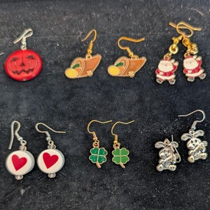 Hand-crafted Holiday Earrings