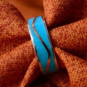 Roca-Liso Golden Wave in Light-Blue Turquoise