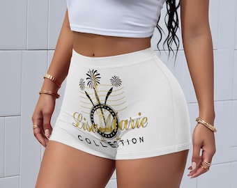 Pantalones cortos elásticos de alta calidad para mujer de LMC