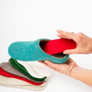 Organic Wool Insoles Felt Wool Liners Warm Insoles Women&#39;s Shoes Inserts Woolen Boot Liners Natural Footwear Insulating Inner Soles