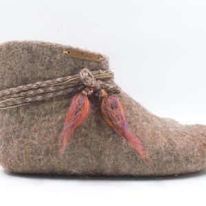 Artermis unisex wollen pantoffels voor dames en heren Vilt warme indoorlaarzen Cadeau voor haar Thuis schoenen voor echtgenoot broer moeder cadeau idee