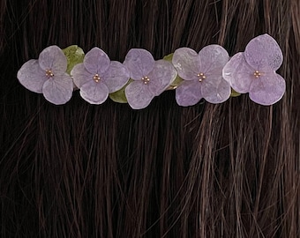 Accessori per capelli unici a fiori freschi conservati a mano per matrimoni, vacanze, feste primaverili ed estive