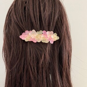Handgemachte konservierte frische Blume unikat Haarschmuck für Hochzeit, Urlaub, Frühling und Sommerparty