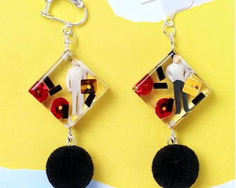 Orecchini fatti a mano "Boy friend"