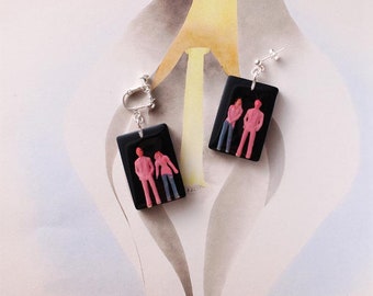 Handmade earrings "The memory about you"