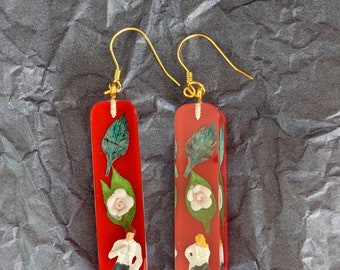 Orecchini fatti a mano "Noi non siamo quella Maria"