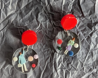 Orecchini unici fatti a mano "Hygge"