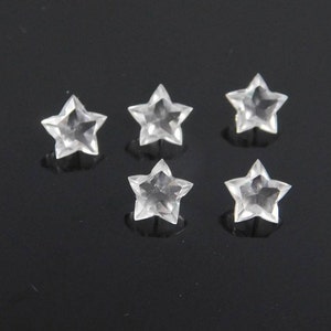 Crystal Quartz Faceted Star Shape Gemstone Fancy Shape Gemstones ...