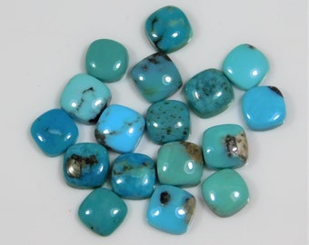 Details about   Natural Tibetan Turquoise Loose Gemstones 16MM To 20MM Square Cabochon 