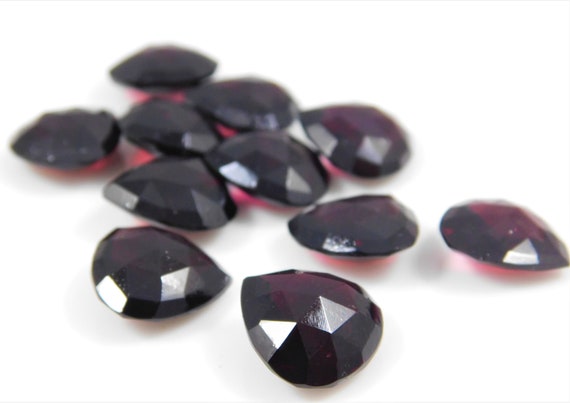 Heart Shape Garnet Loose Stone,natural Red Loose Gemstone,for Jewelry  Making 